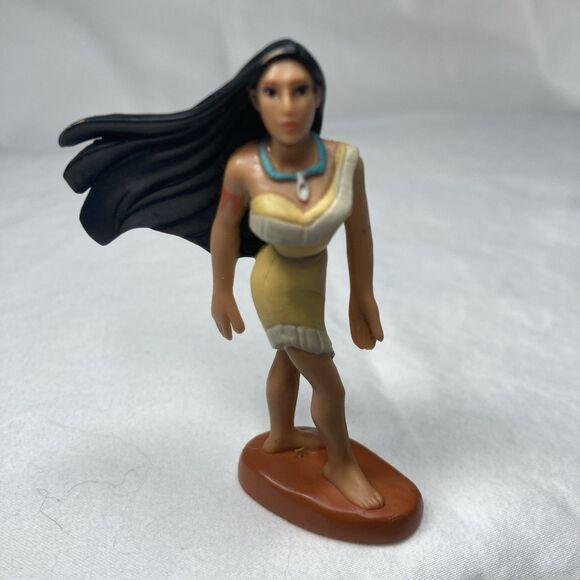Disney Princess Pocahontas 3" Tall PVC Figurine Toy/Topper on base Collectable - Picture 5 of 8
